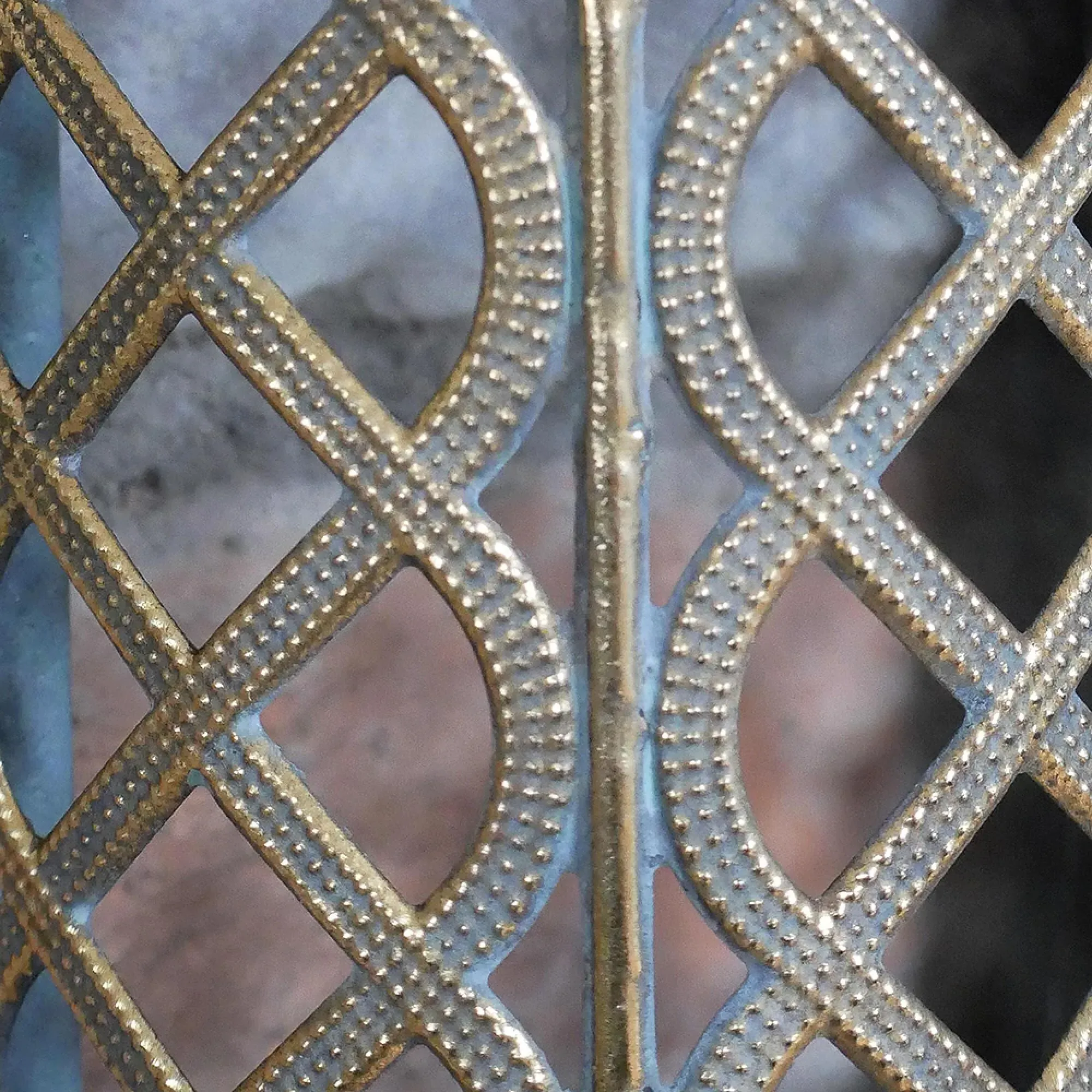 Rectangular Wall Mirror Set of 2 - Gold, Metal