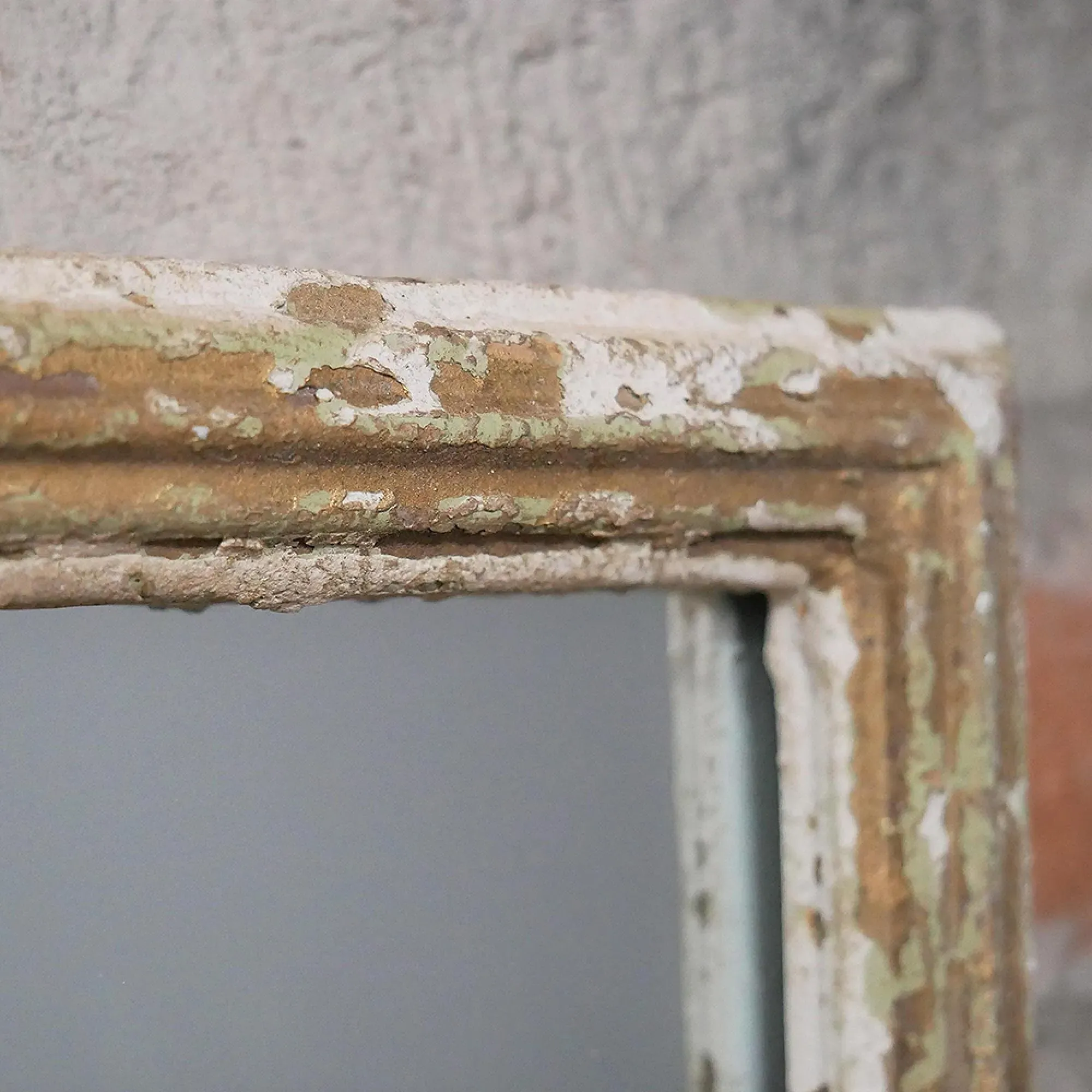 Rectangular Wall Mirror - White, Metal