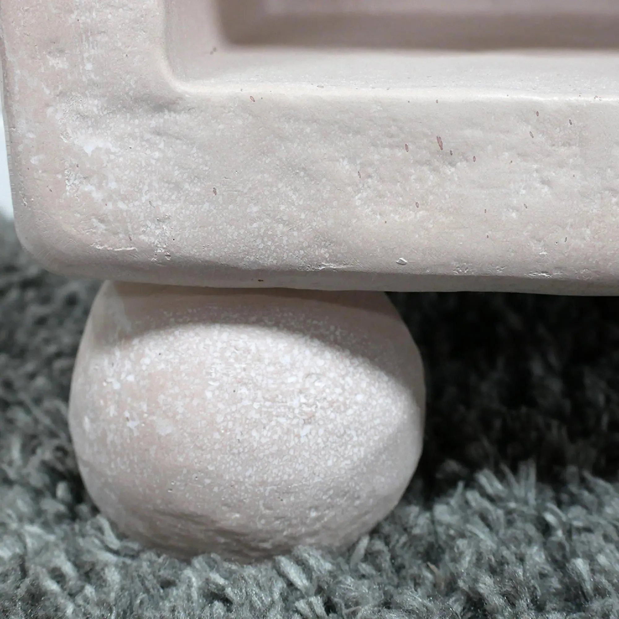 Resin Bedside Cabinet - Light Pink