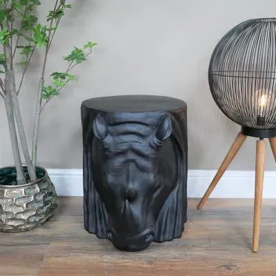 Rhino Side Table - Black