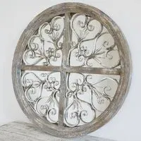 Round Mirror - Rustic