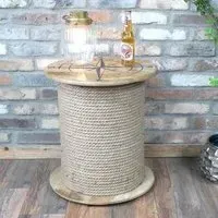 Round Side Table - Mango Wood