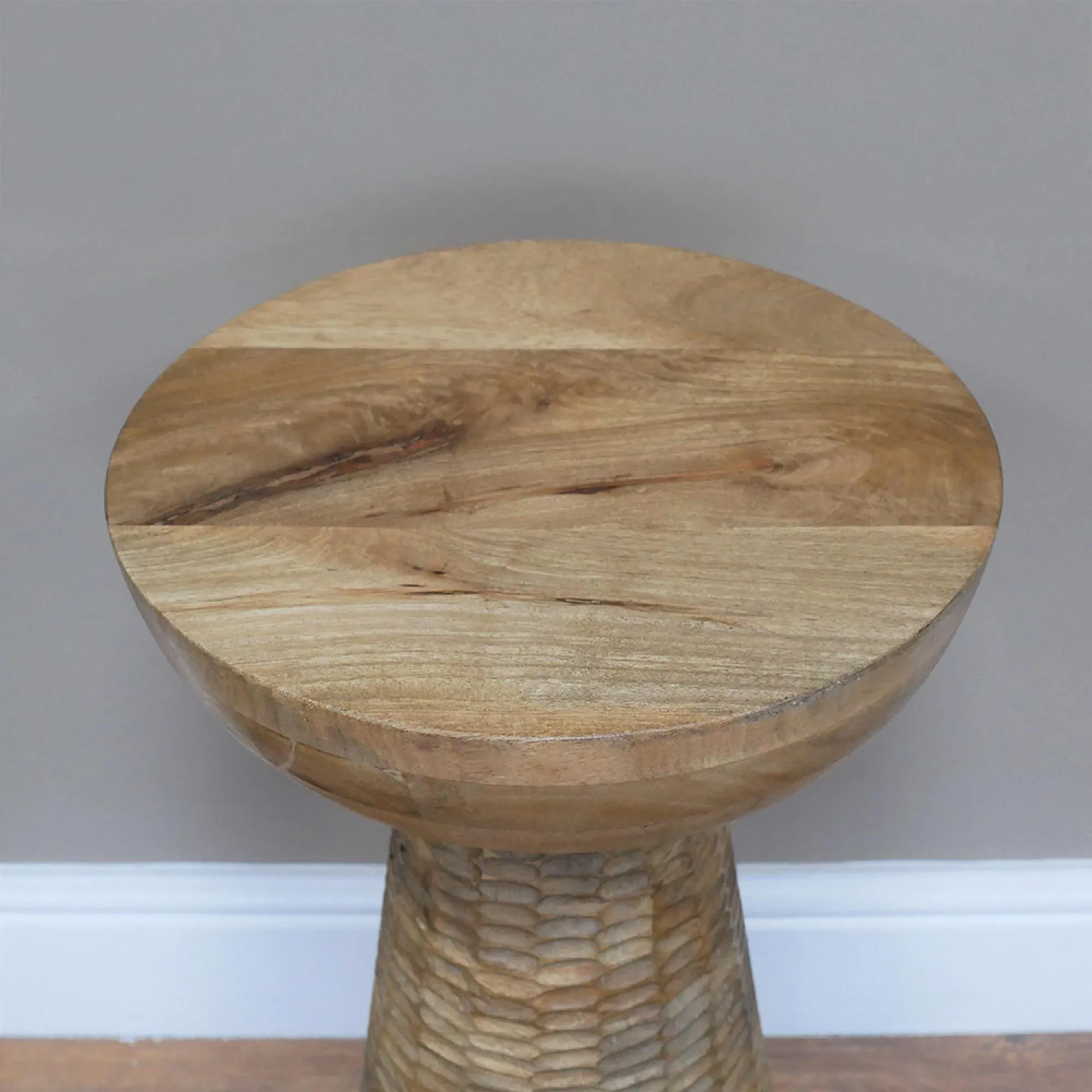 Round Side Table - Wood