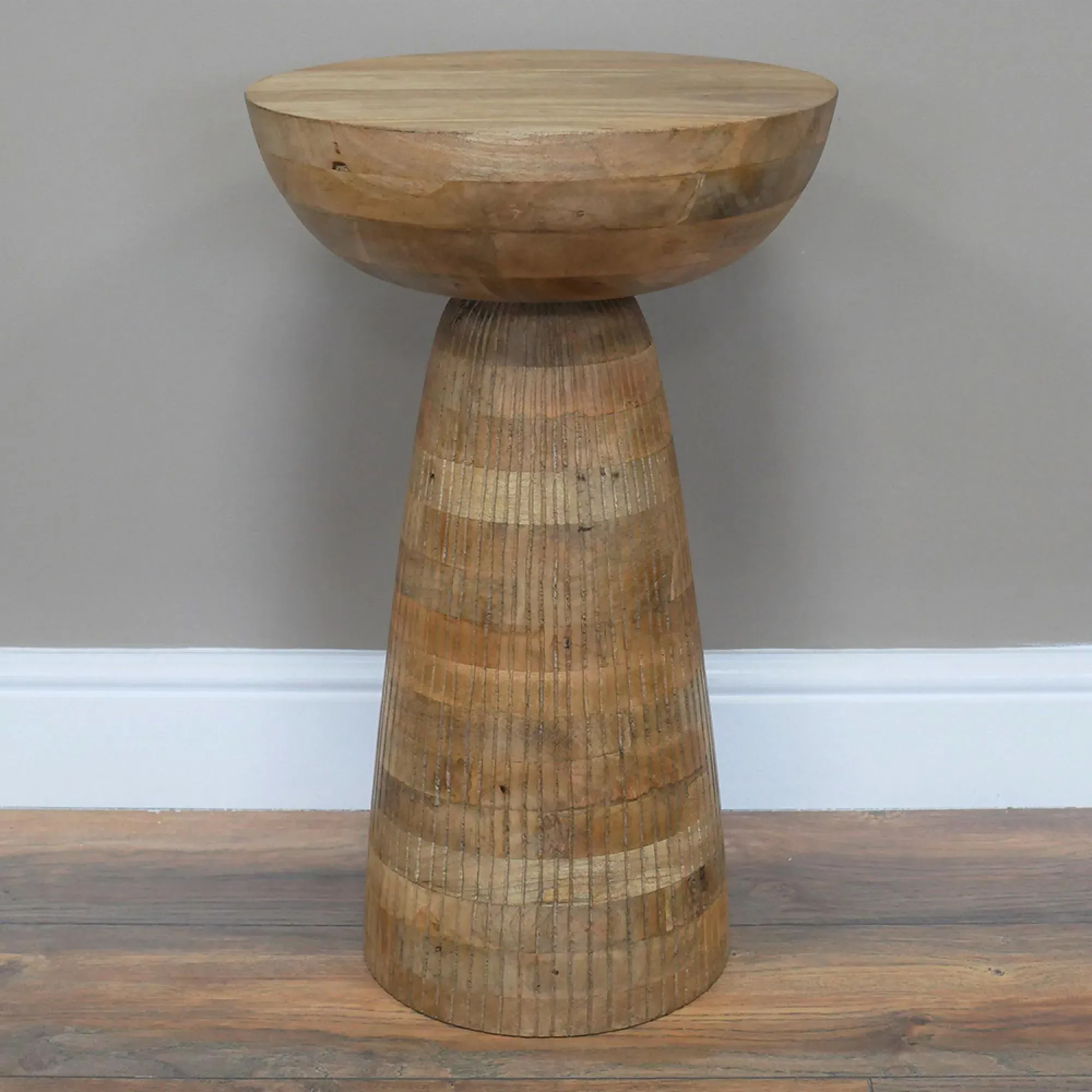 Round Side Table - Wood
