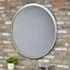 Round Wall Mirror - Silver, Metal