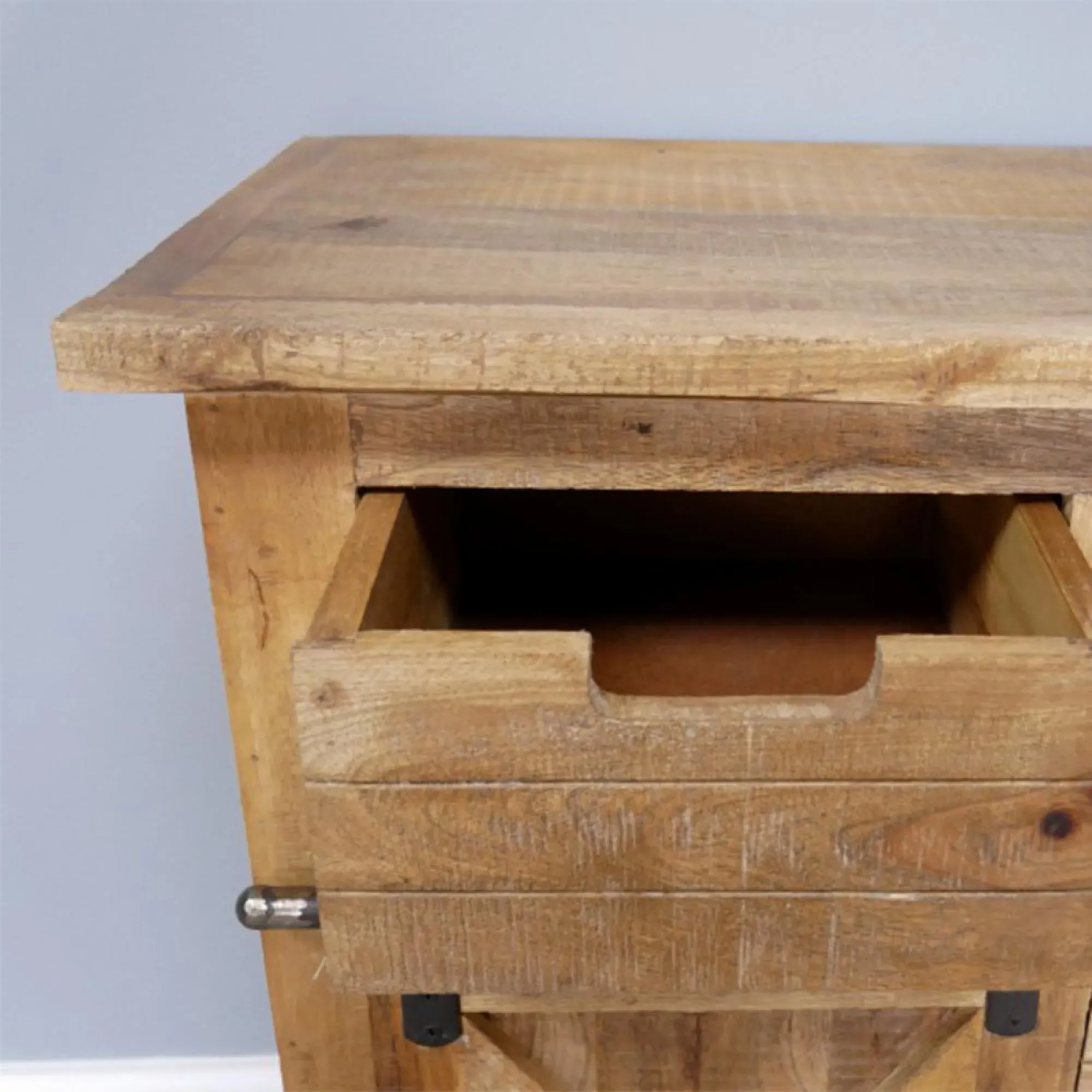 Sliding Door Cabinet - Mango Wood