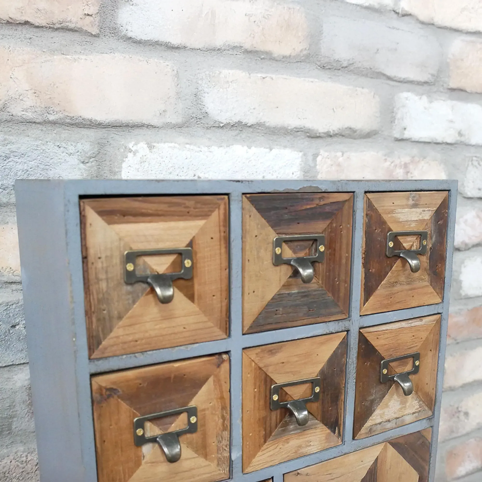 Small Multi Drawer Storage Unit - Wood