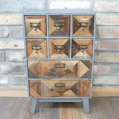 Small Multi Drawer Storage Unit - Wood image