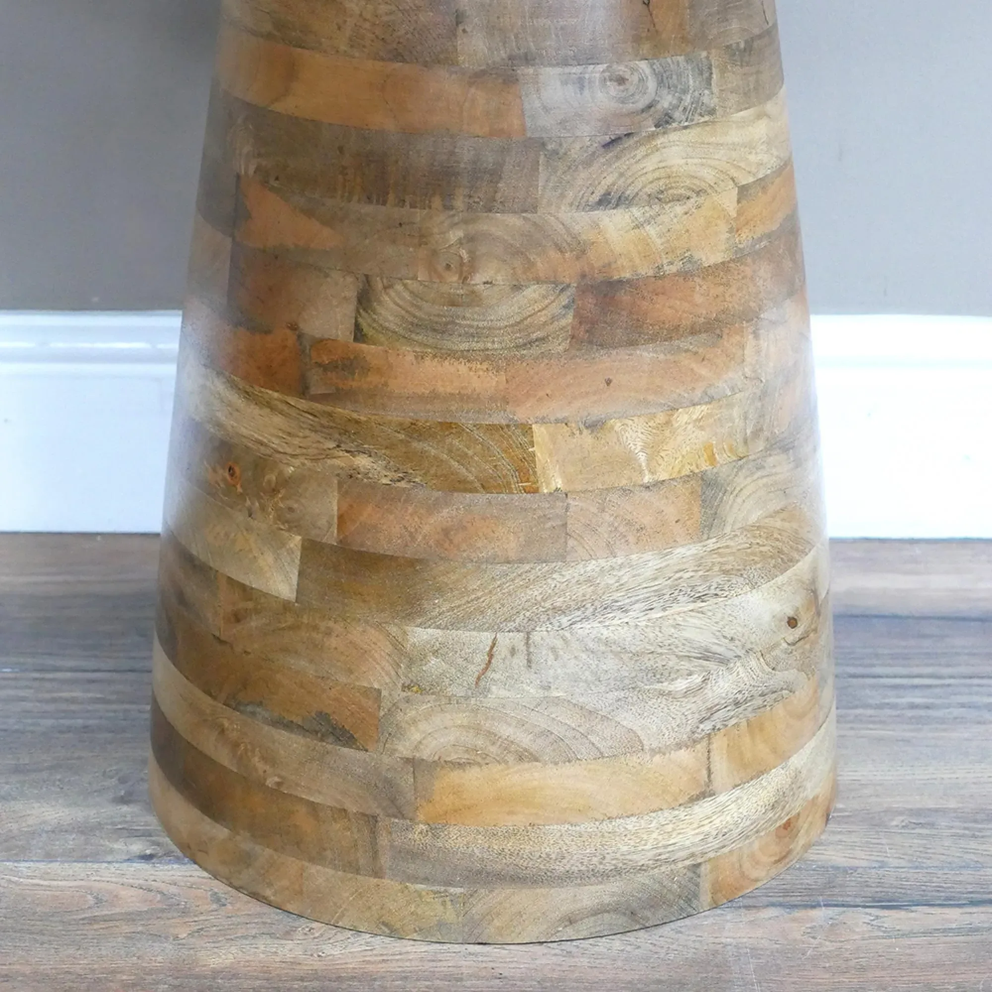 Small Round Side Table - Wood