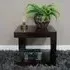 Square Side Table - Brown, Mahogany