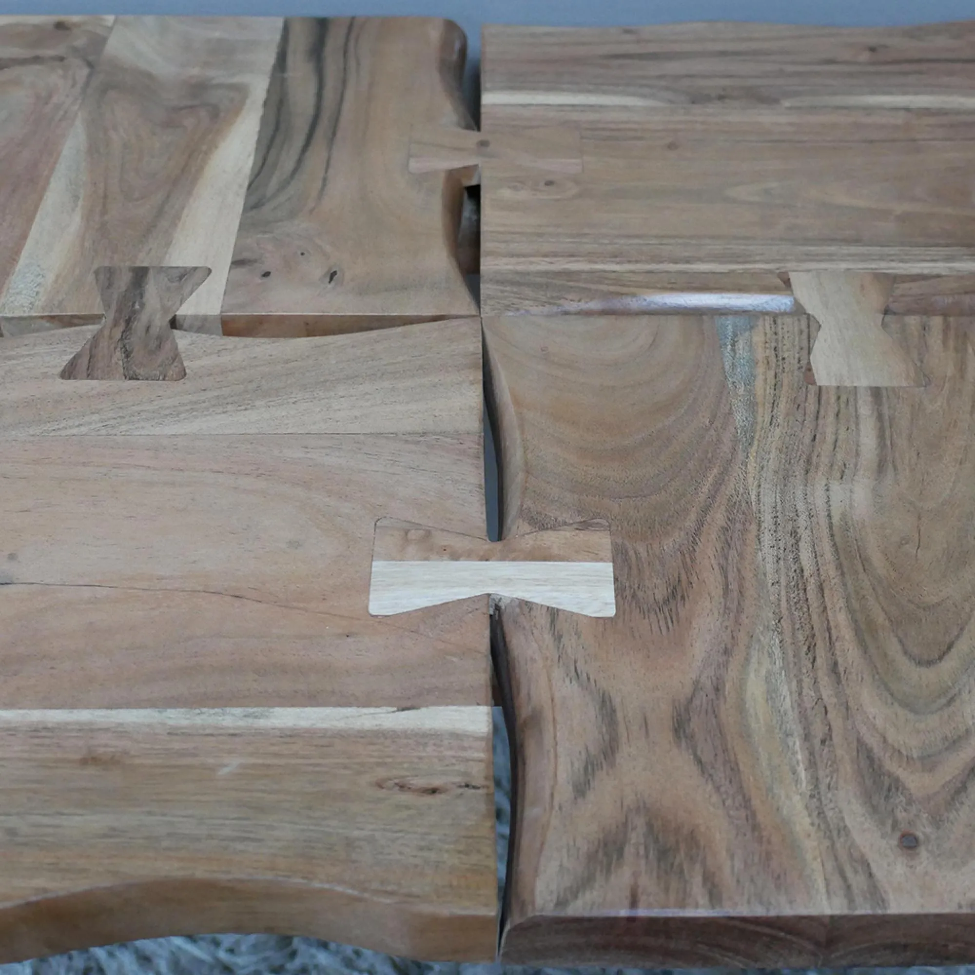 Square Side Table - Wood