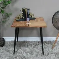 Square Side Table - Wood