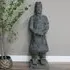 Standing Warrior Statue - Grey