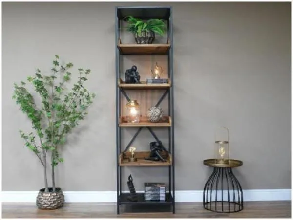 Tall Shelves - Reclaimed Wood, Metal