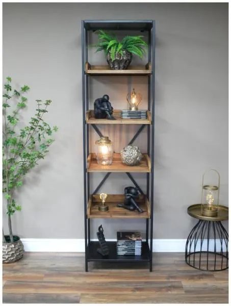 Tall Shelves - Reclaimed Wood, Metal
