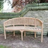 Teak Bean Garden Bench