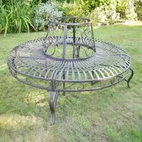 Tree Bench - Black, Metal