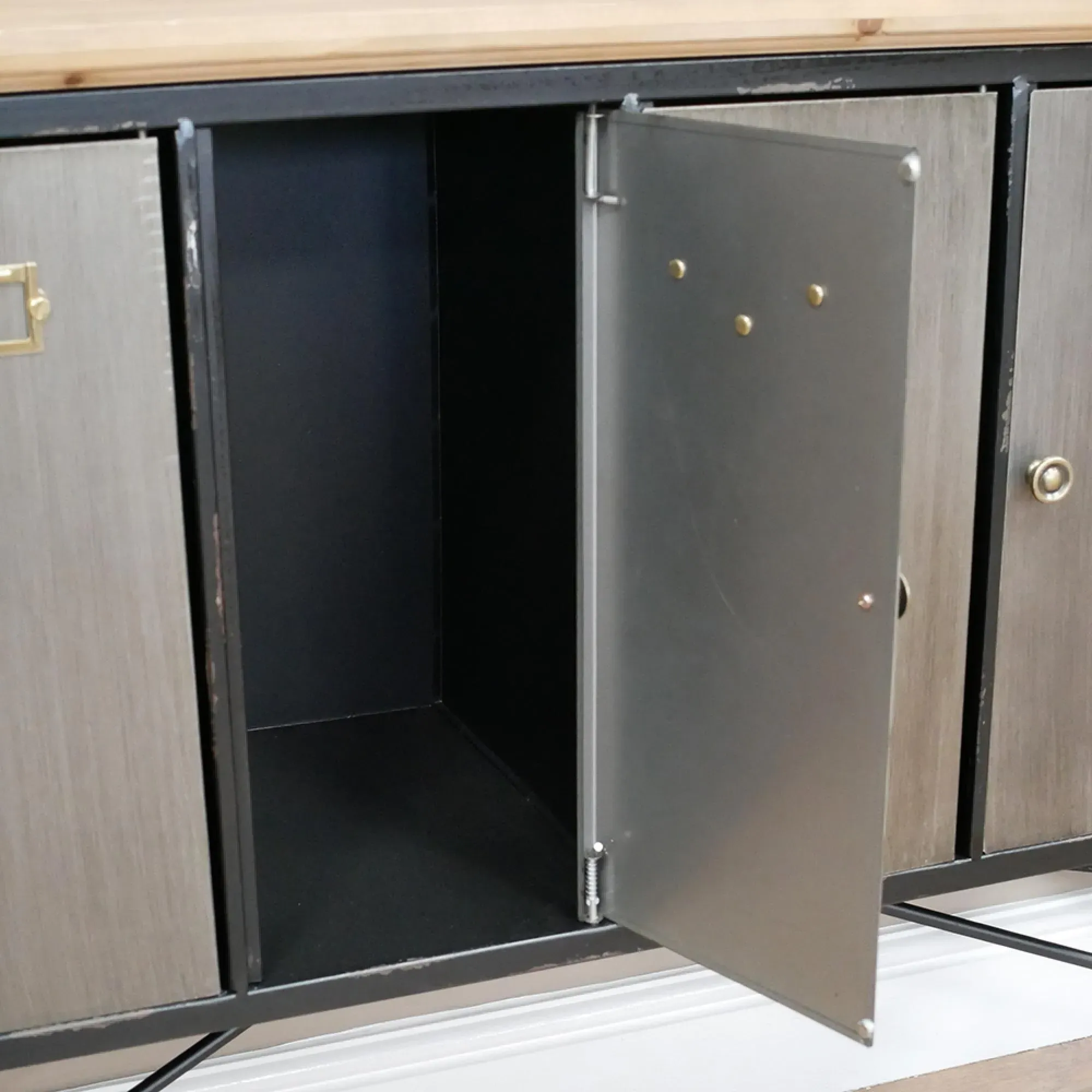 Wide Sideboard - Black, Wood