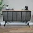 Wide Sideboard - Black, Wood