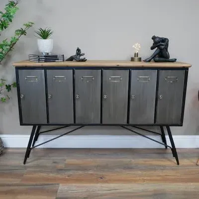 Wide Sideboard - Black, Wood image