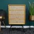 Wood and Rattan 4 Drawer Chest