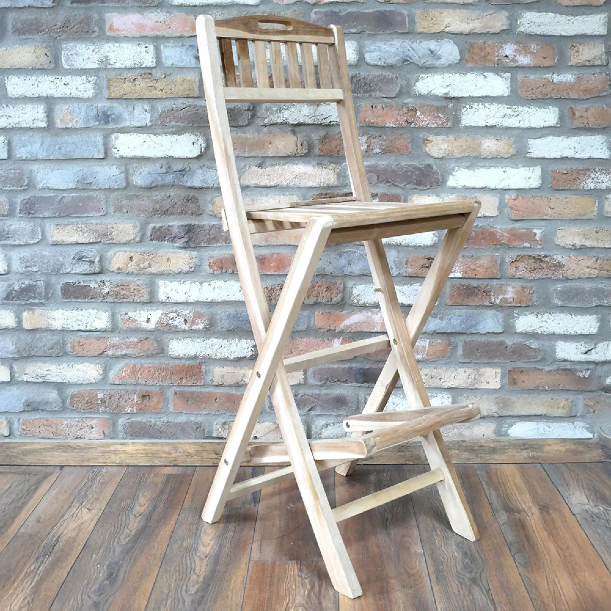 Wooden Bar Stool Set of 2