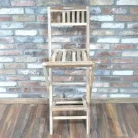 Wooden Bar Stool Set of 2