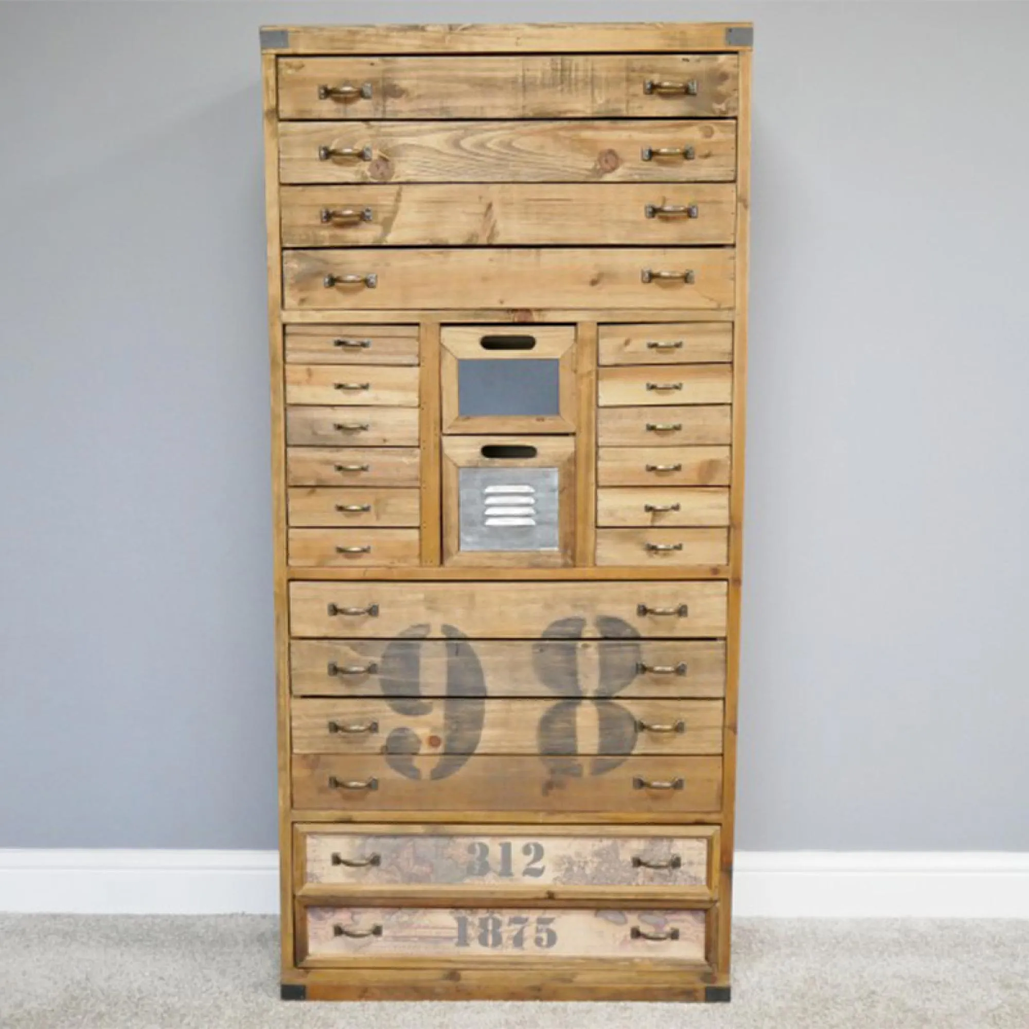 Wooden Large Multi Drawer Cabinet