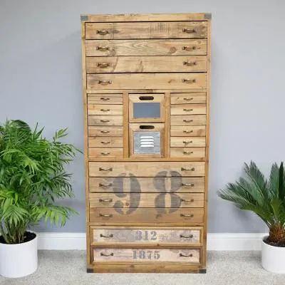 Wooden Large Multi Drawer Cabinet