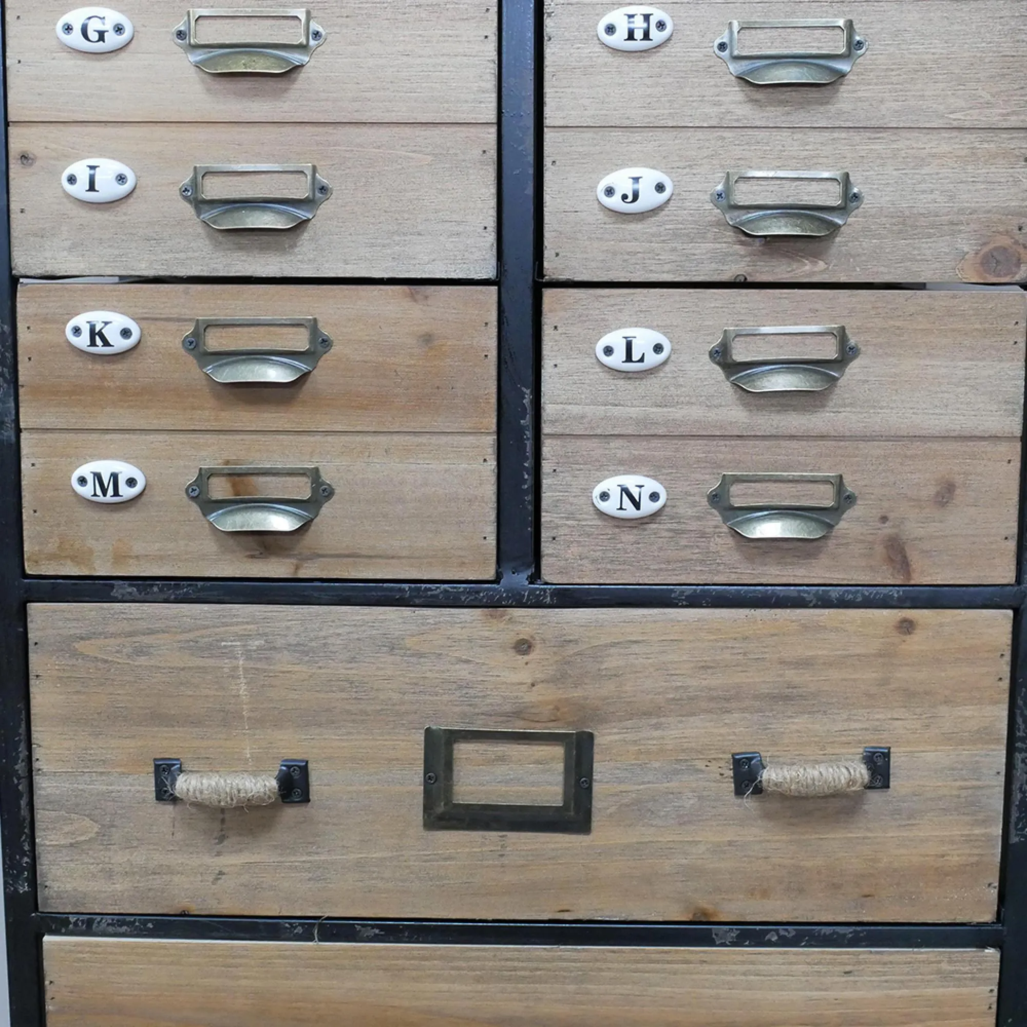 Wooden Multi Drawer Tall Cabinet