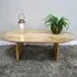 Wooden Oval Coffee Table