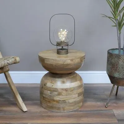 Wooden Round Small Side Table image