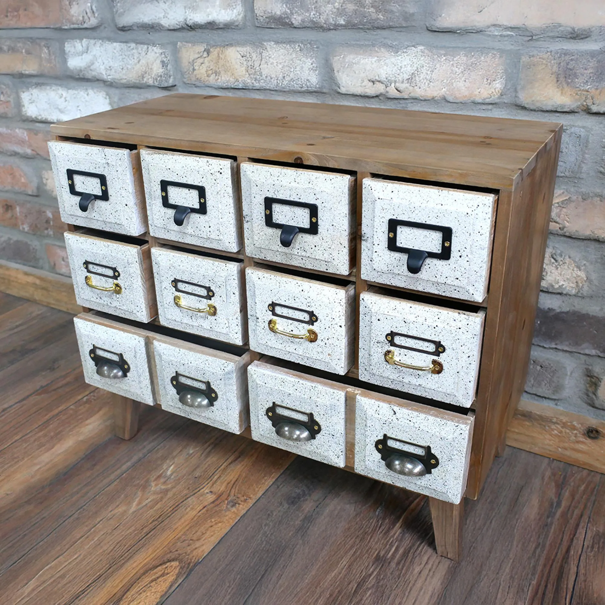 Wooden Small Multi Drawer Storage Unit
