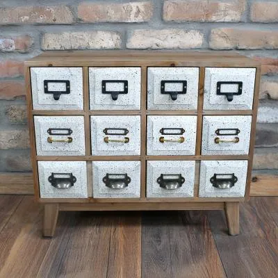 Wooden Small Multi Drawer Storage Unit