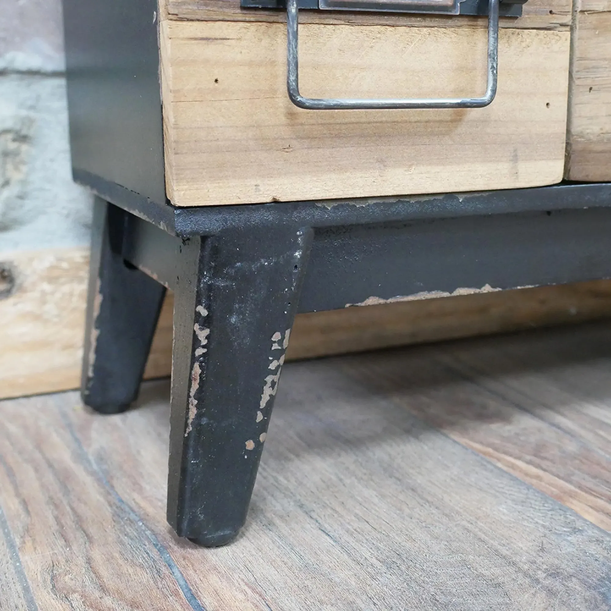 Wooden Wide Multi Drawer Storage Unit