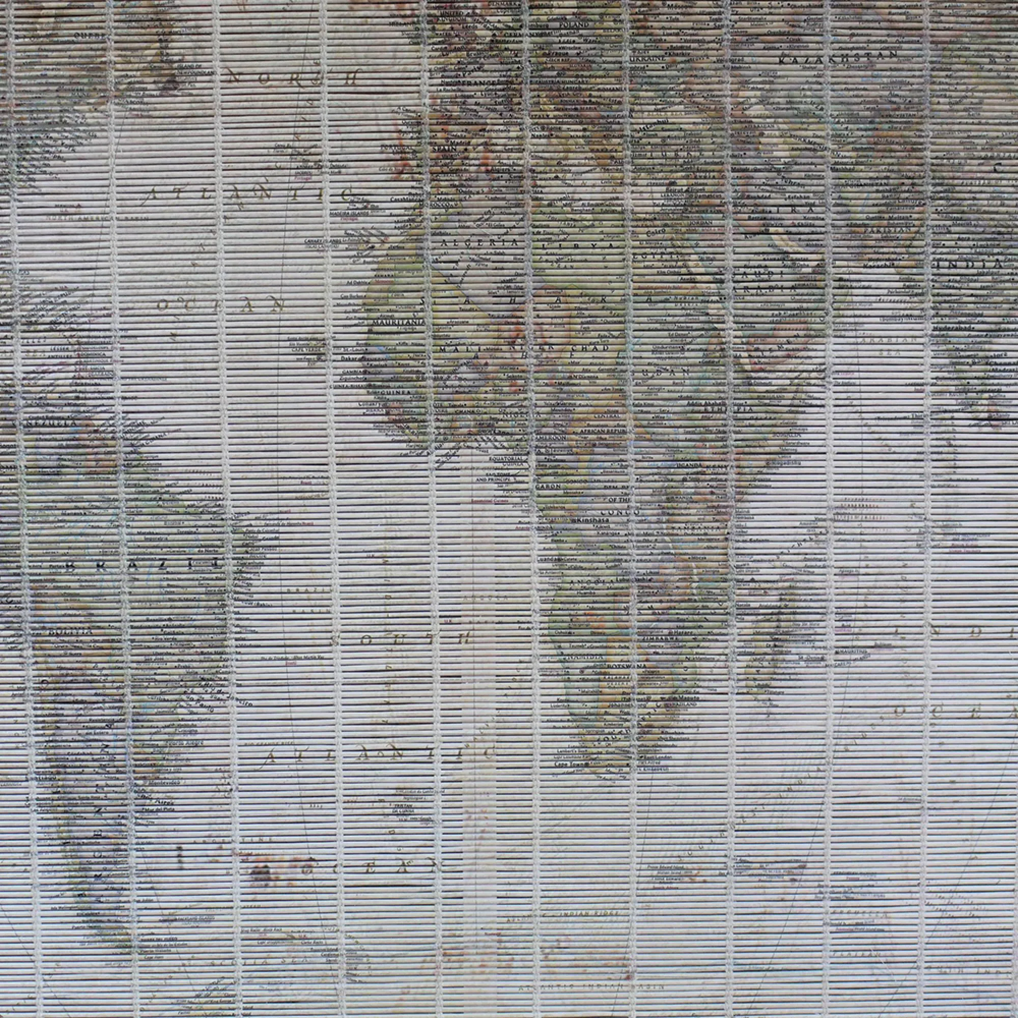 World Map Frame - Set of 2