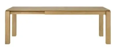 Slice Extendable Dining Table - Oak image