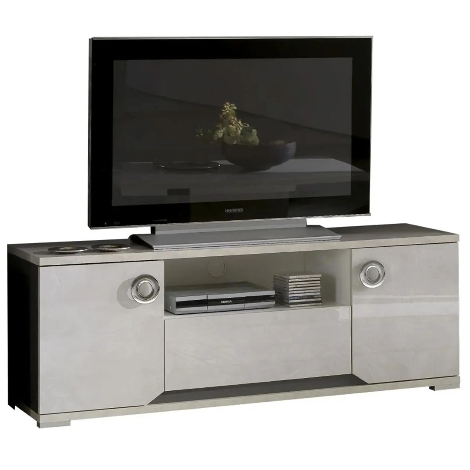 Angelo 152cm TV Unit - Grey, Marble