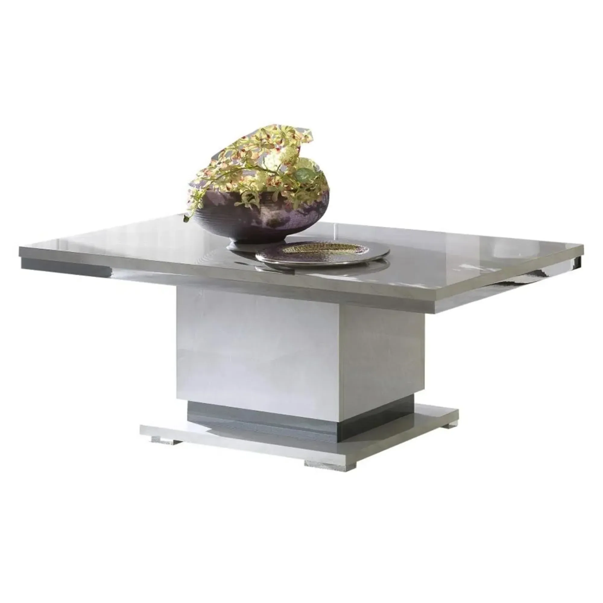 Angelo Coffee Table - Grey, Marble