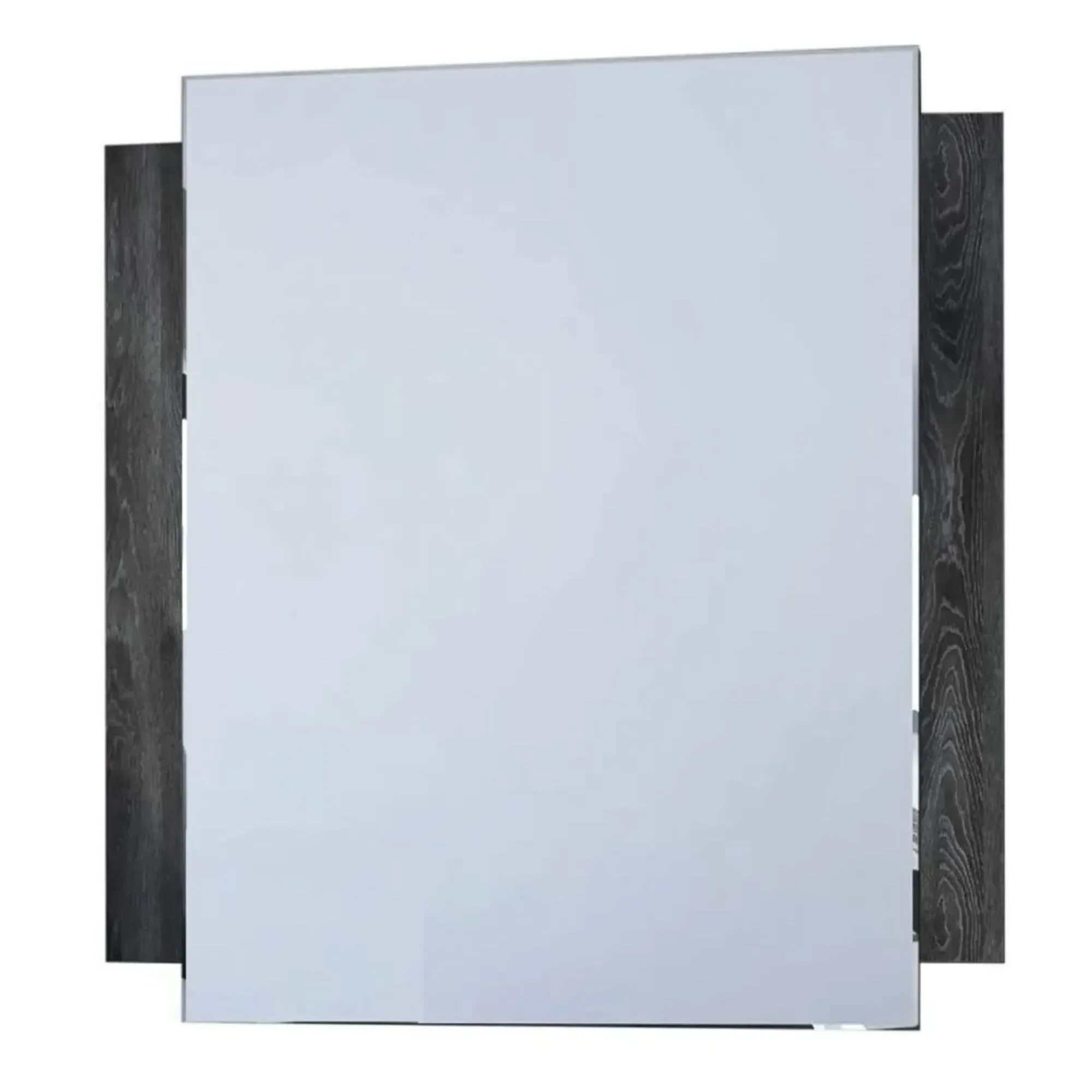 Augusta Wall Mirror - Grey, Oak Effect