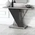 Bagni Console Table - Dark Grey Oak, Walnut
