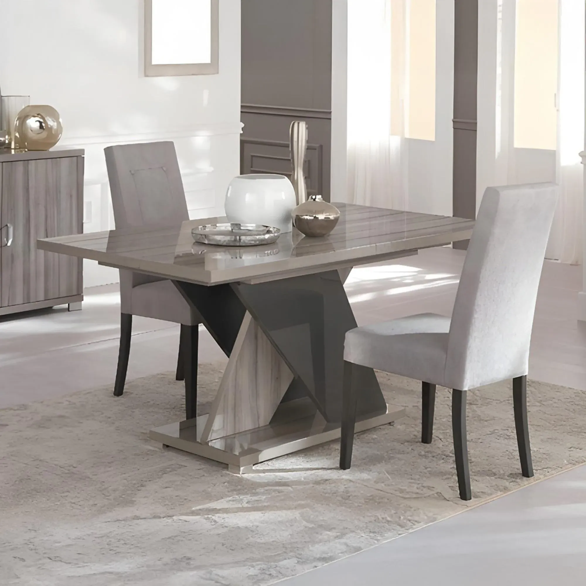 Bagni Italian Dining Chair - Fabric