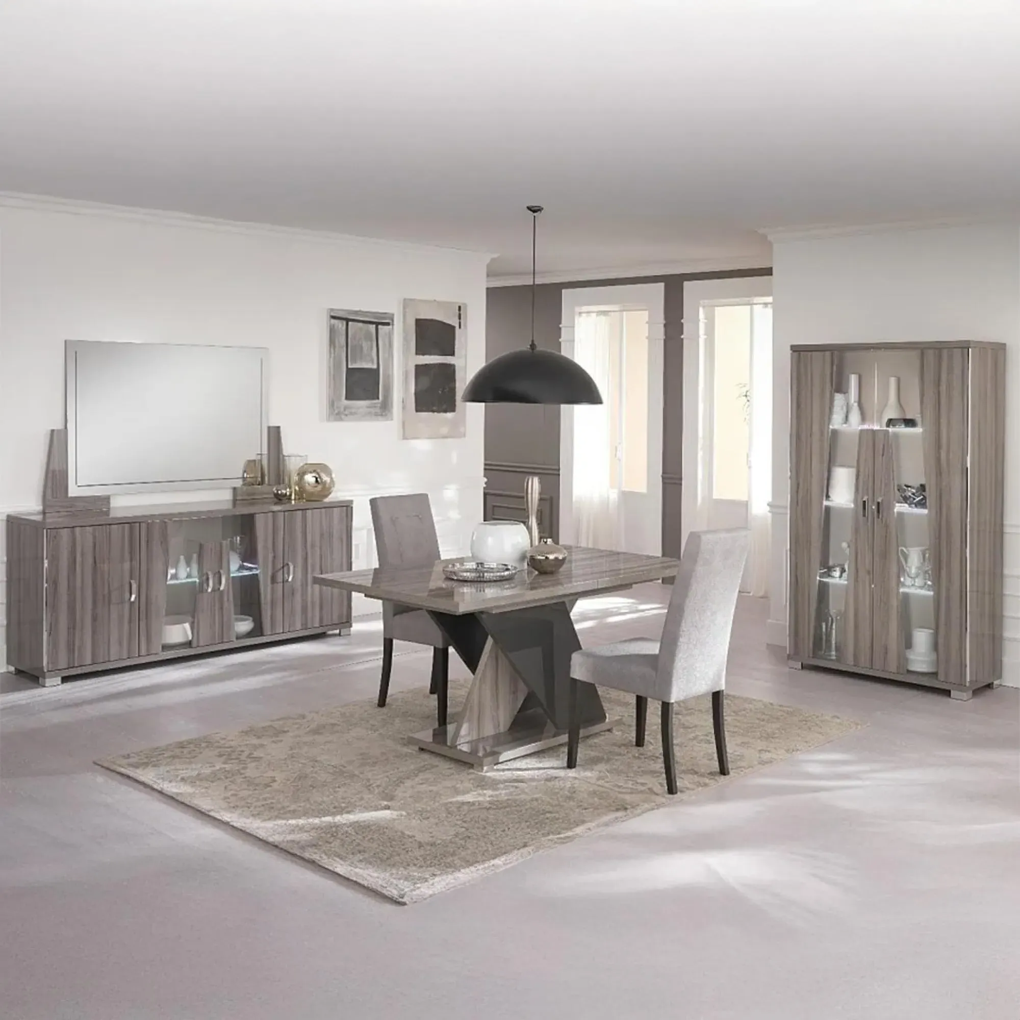 Bagni Italian Dining Chair - Fabric