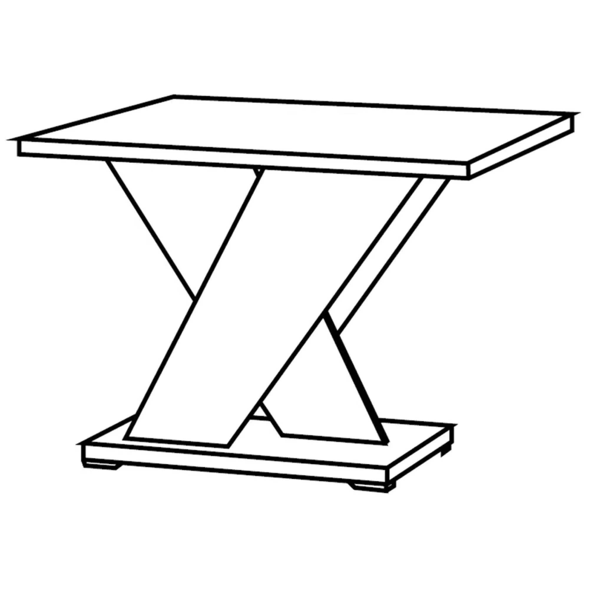 Bagni Lamp Table - Dark Grey Oak, Walnut