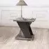 Bagni Lamp Table - Dark Grey Oak, Walnut