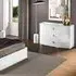 Betty Italian 3 Drawer Chest - White, High Gloss