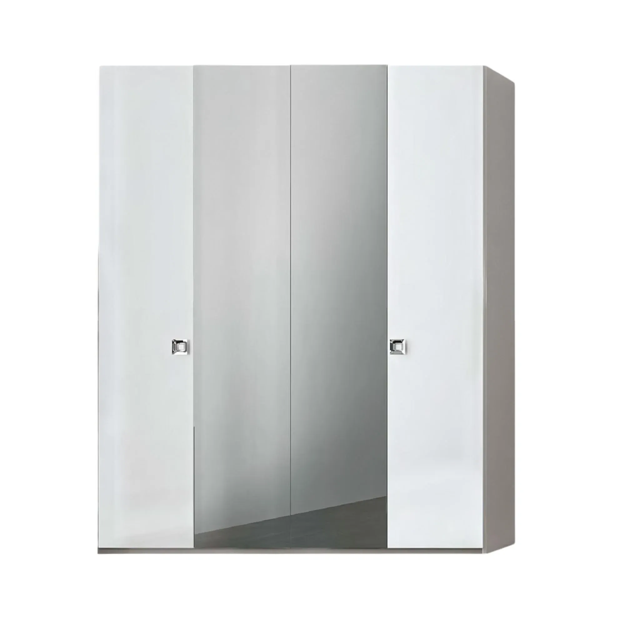 Betty Italian Wardrobe - White, High Gloss