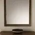 Meridian Square Wall Mirror - Brown, Italian Walnut