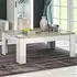 Messina Coffee Table - White and Grey, Particle Wood