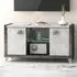 Milo 105cm TV Unit - Grey, Marble Effect